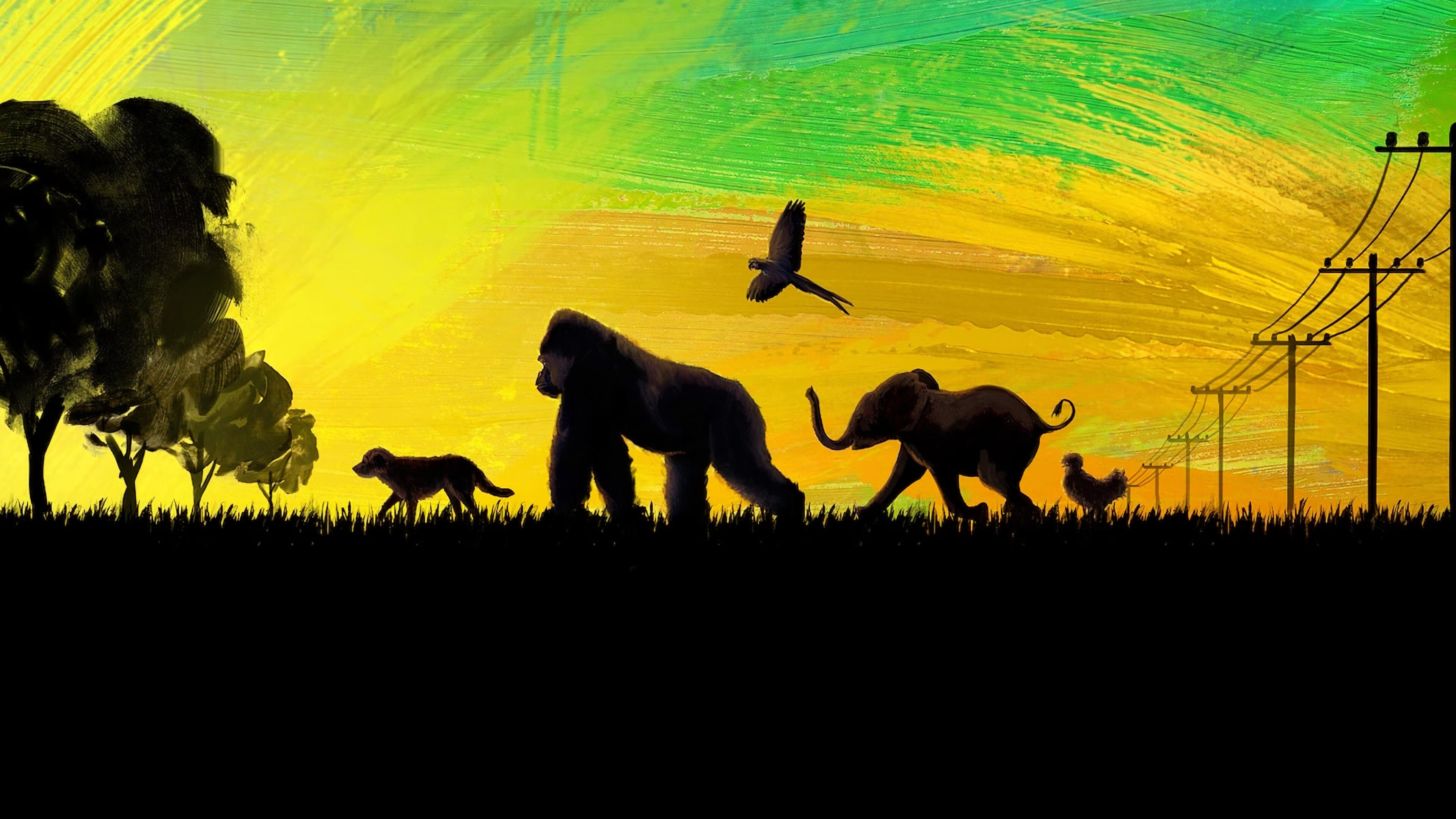 The One and Only Ivan backdrop