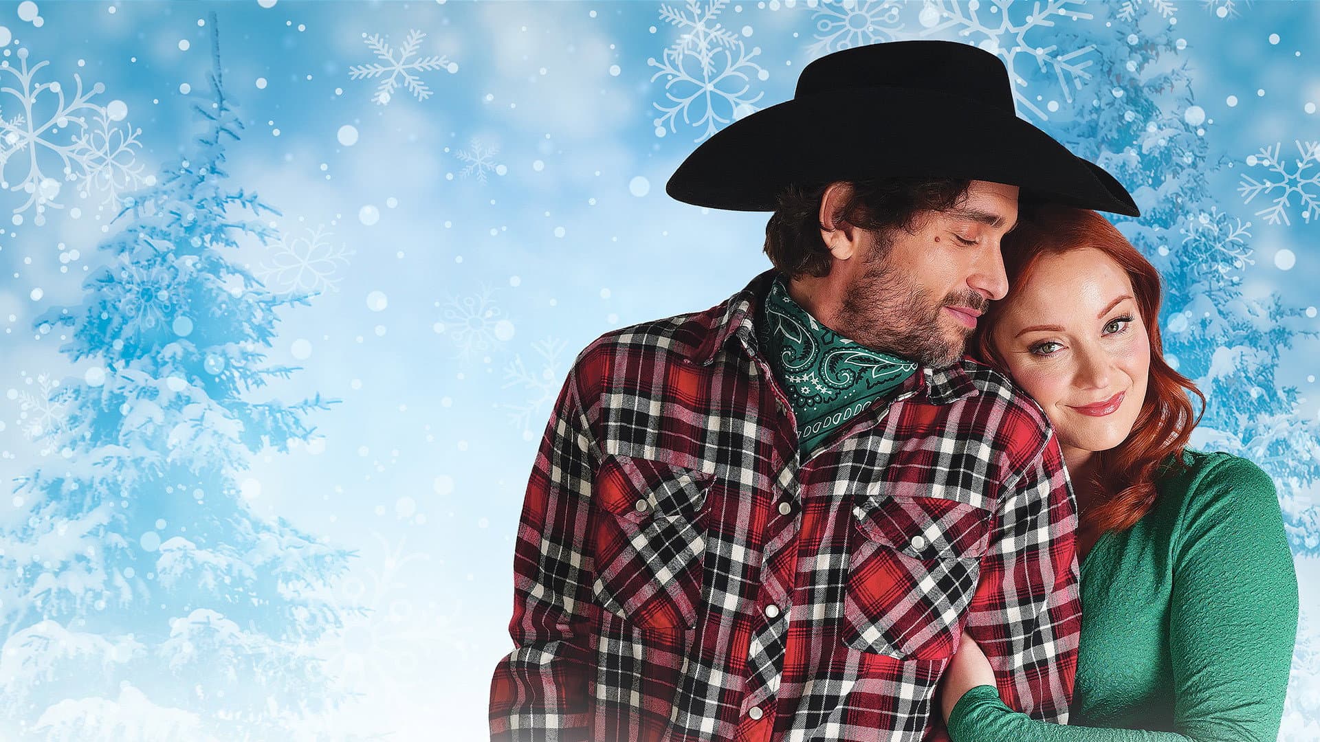 A Cowboy Christmas backdrop