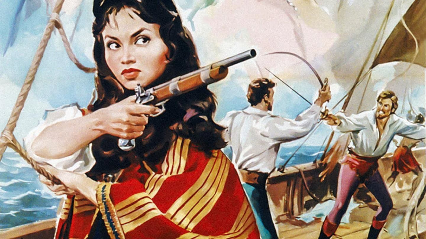 The Pirate and the Slave Girl backdrop