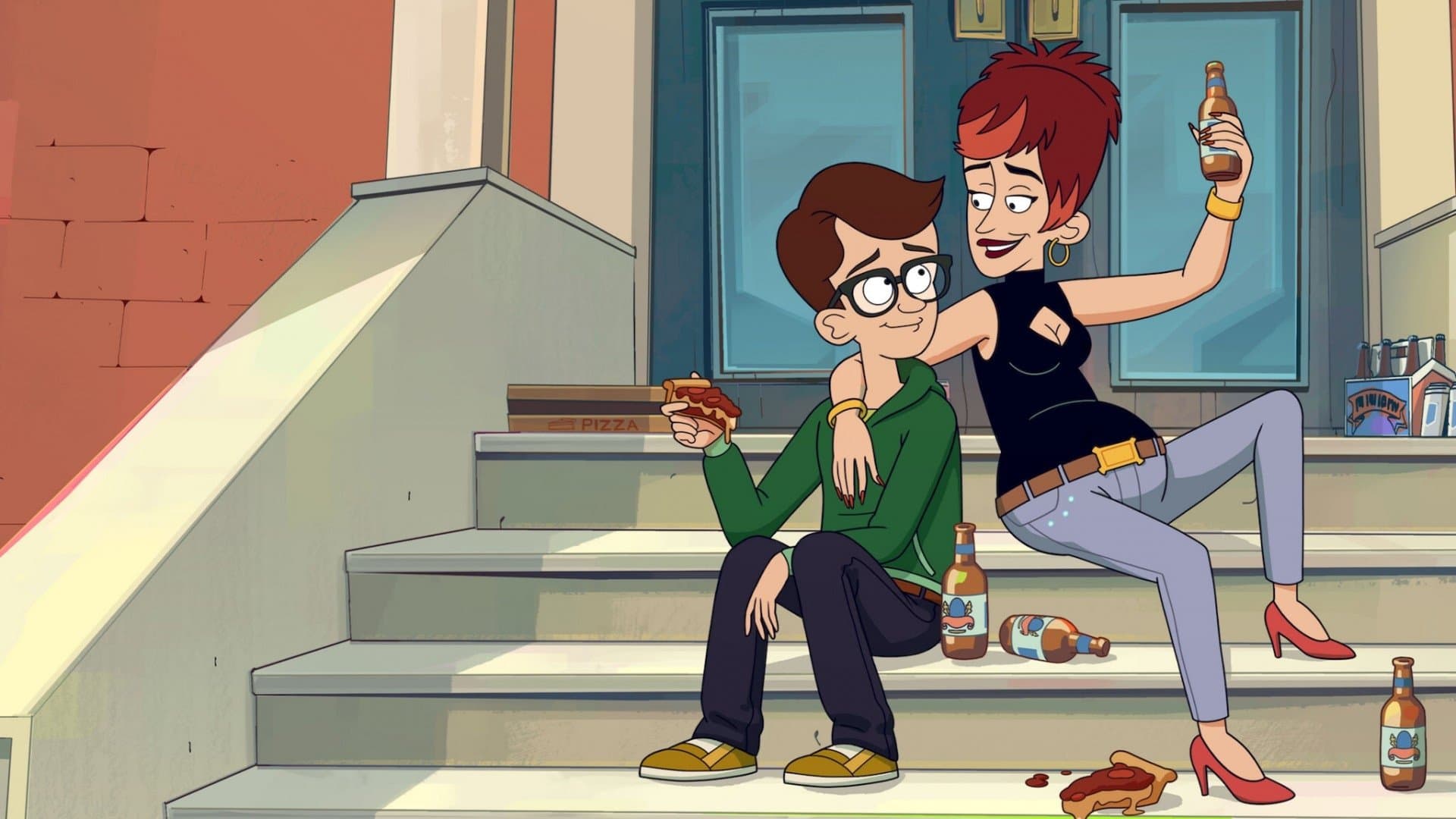 Chicago Party Aunt backdrop