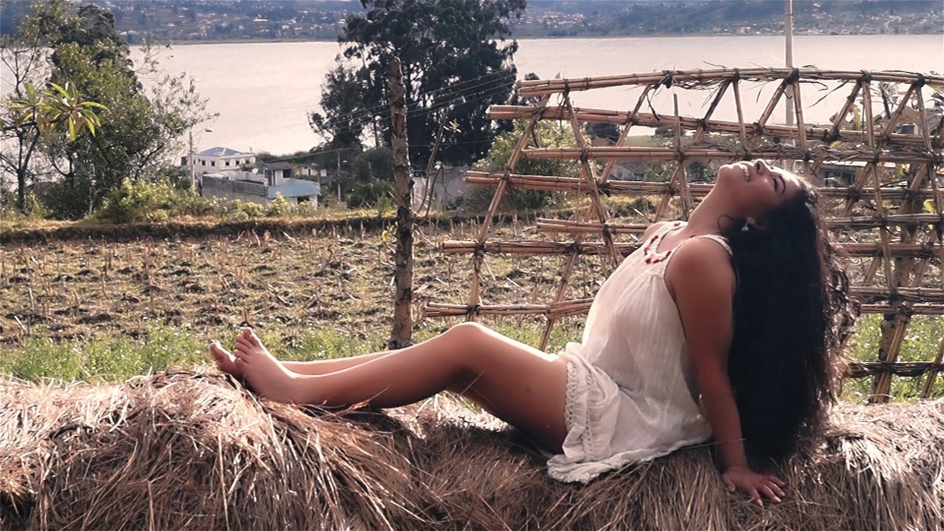 La chica del lago backdrop