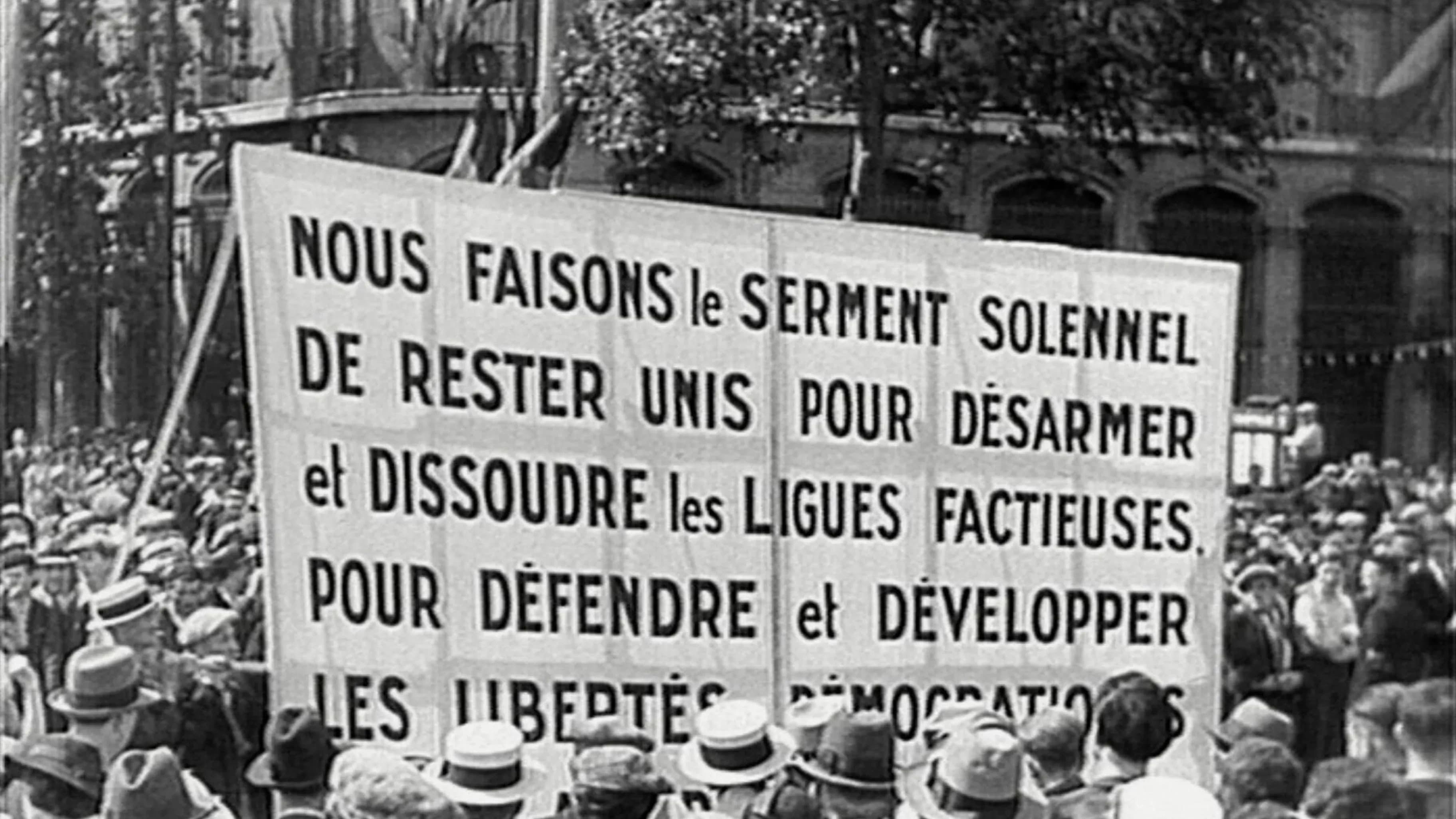 L'Europe des Fronts Populaires backdrop