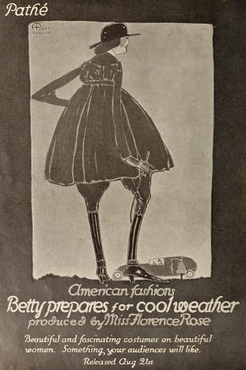 Florence Rose Fashions no. 2. Betty Prepares for Cool Weather